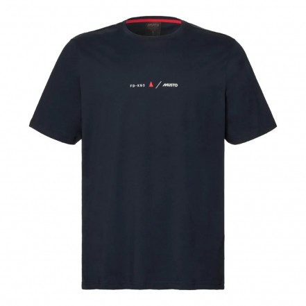 Musto Marine Graphic T Shirt Navy