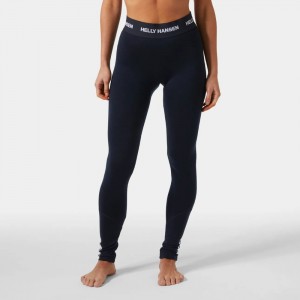 Helly Hansen Women's Lifa Merino Pant Navy