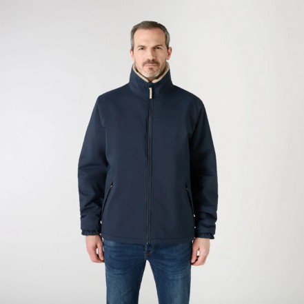 Musto Snug Reversible Pile Jacket Navy