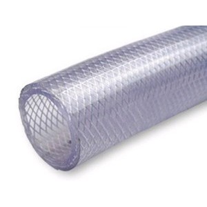 Waveline Hose Braided Clear (Per Metre)