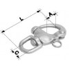 Waveline Shackle Snap Swivel Stainless Steel