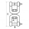 Pro-Boat Swivel - Jaw/Jaw Stainless Steel